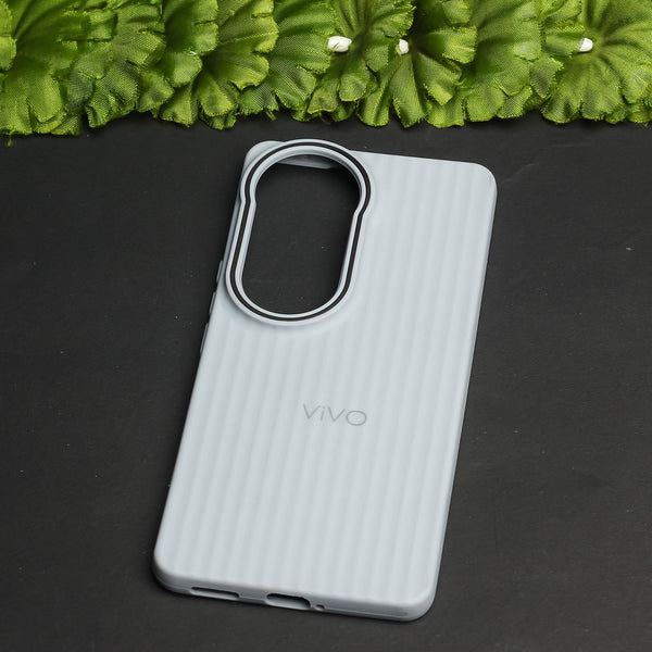 Grey SleekLine Silicone Case for Vivo V50
