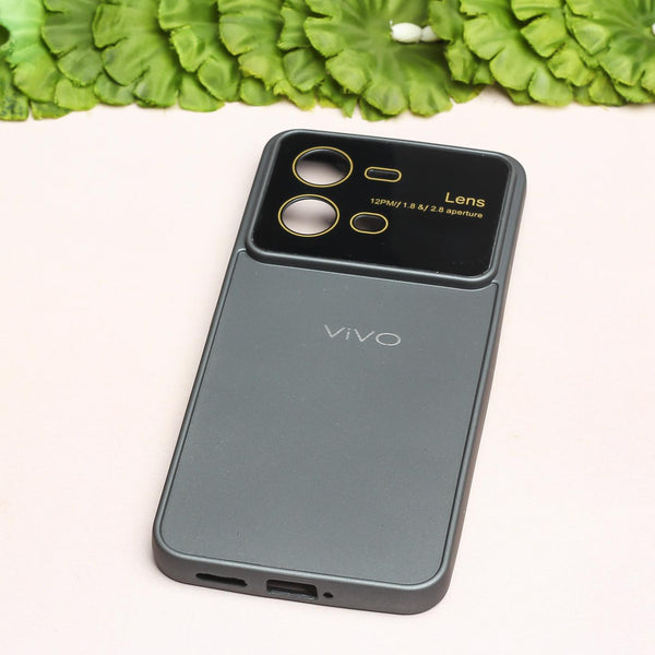 Spoov Luxury Dark Grey Silicone Case for Vivo V25