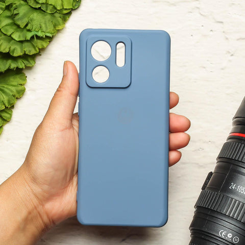 Pastel Blue Camera Original Silicone case for Motorola Edge 40