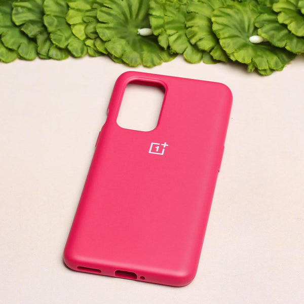 Dark Pink Original Silicone Case for Oneplus 9