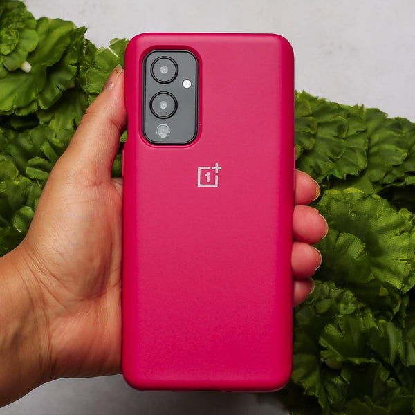 Dark Pink Original Silicone Case for Oneplus 9