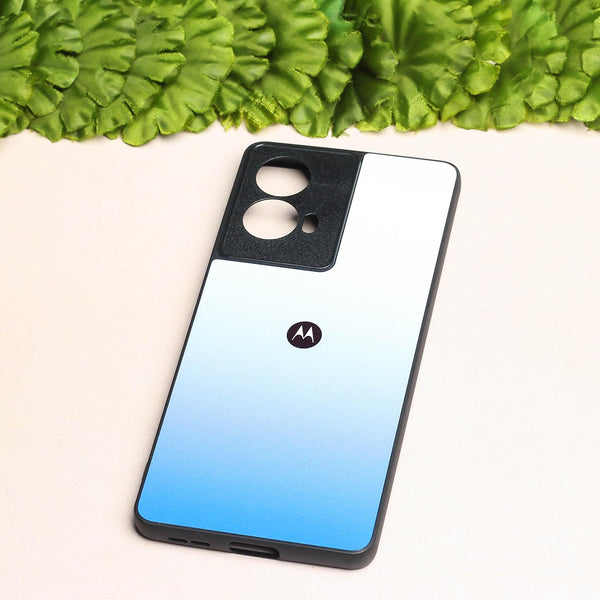 Blue Gradient metal back case for Moto G85