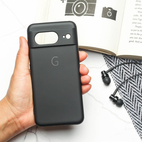 Black Camera Original Silicone case for Google Pixel 8