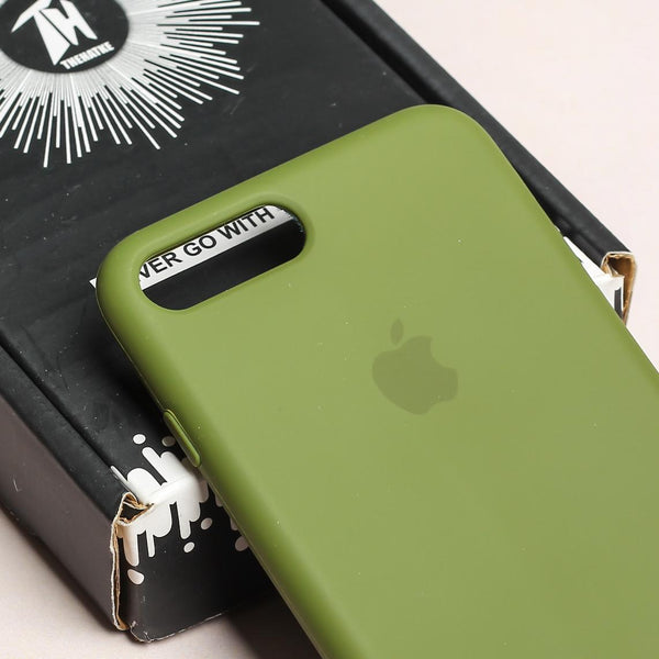 Dark Green Original Silicone case for Apple iPhone 7 Plus