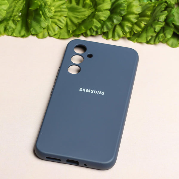 Dark Blue Original Camera Safe Silicone case for Samsung S25