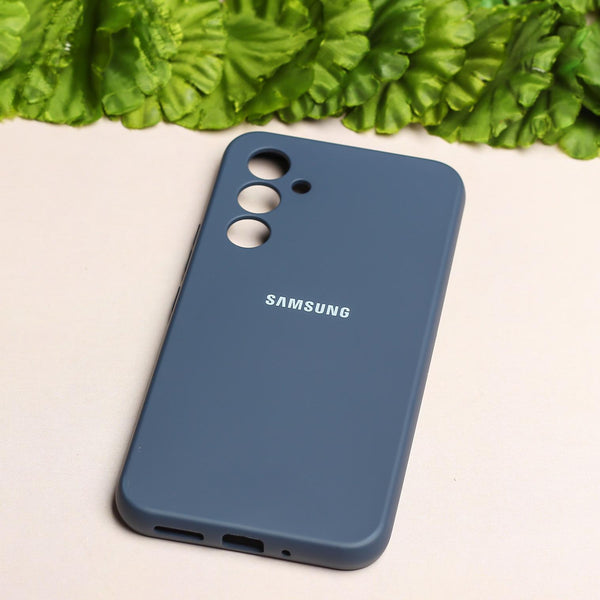 Dark Blue Original Camera Safe Silicone case for Samsung S23 FE