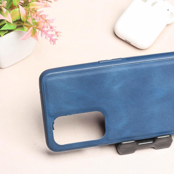 Dark Blue Classic Leather Case for Oneplus 9