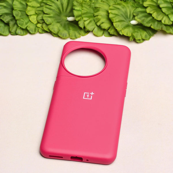 Dark Pink Original Silicone Case for Oneplus 11R