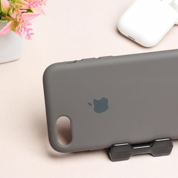 Grey Original Silicone case for Apple Iphone 8