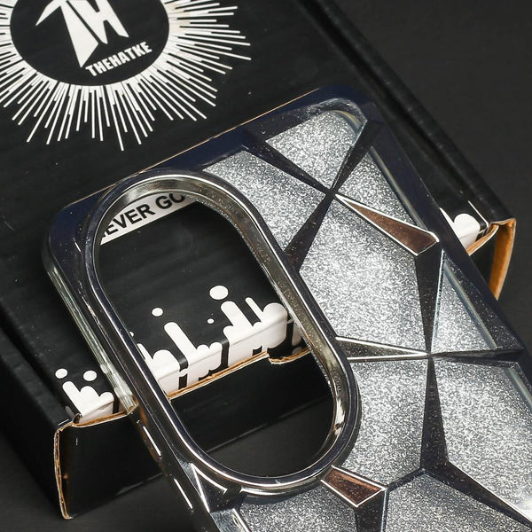 Dazzle Silver Silicone case for Vivo V50