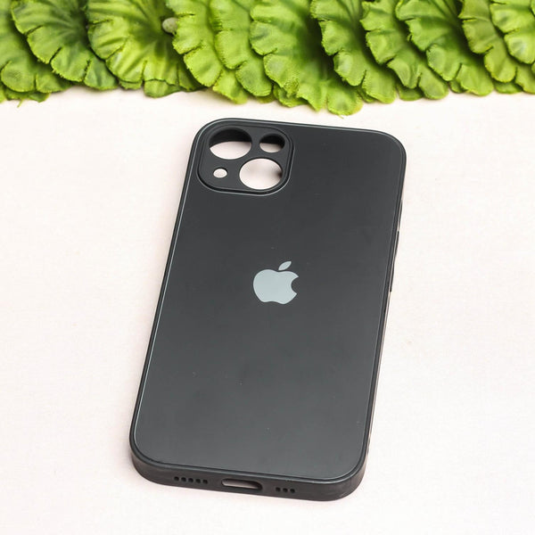 Black Matte Fiber Silicone case for Apple iphone 14