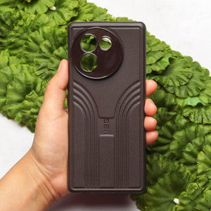 Brown UAG RidgeLine Silicone Case for Vivo V30e