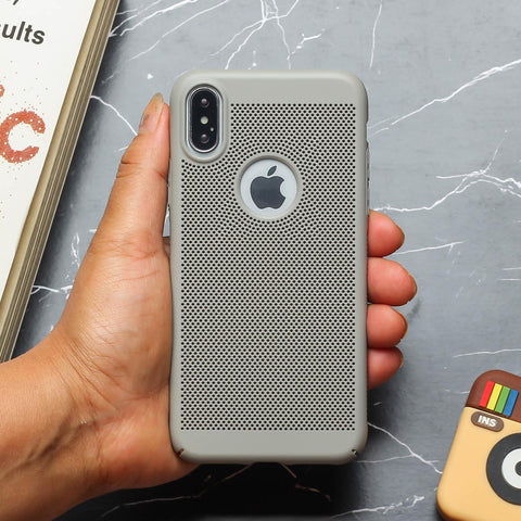 BREATHING LIGHT BROWN Silicone Case for Apple Iphone X/XS