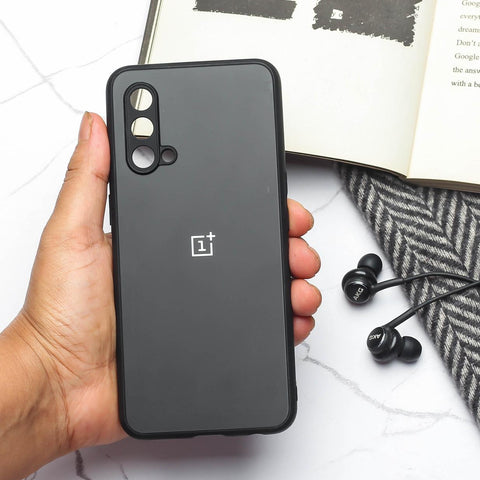 Black Matte Fiber Silicone case for Oneplus Nord Ce
