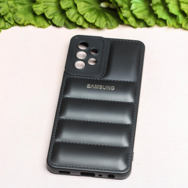 Black Puffon silicone case for Samsung A32 4g