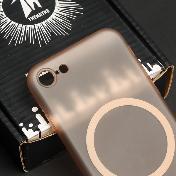 Natural Titanium Paper Matte Magsafe Case for Apple Iphone 7