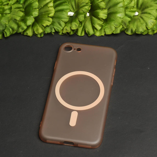 Natural Titanium Paper Matte Magsafe Case for Apple Iphone 7