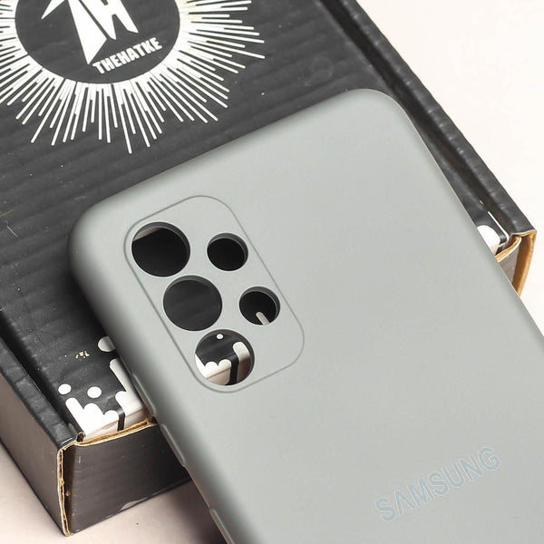 Grey Original Camera Safe Silicone case for Samsung A32
