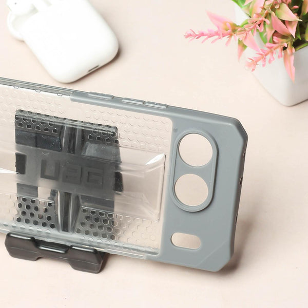 Grey UAG Transparent Case for Oneplus Nord 4