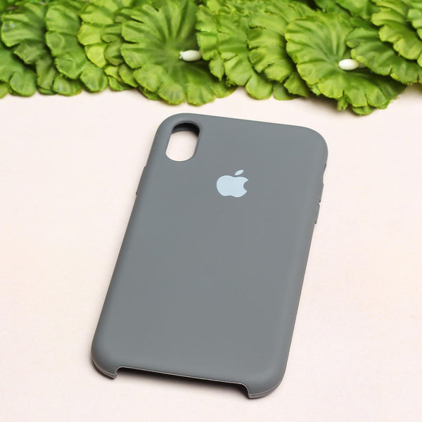 Grey Original Silicone case for Apple Iphone XR