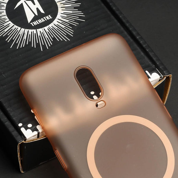 Natural Titanium Paper Matte Magsafe Case for Oneplus 6T