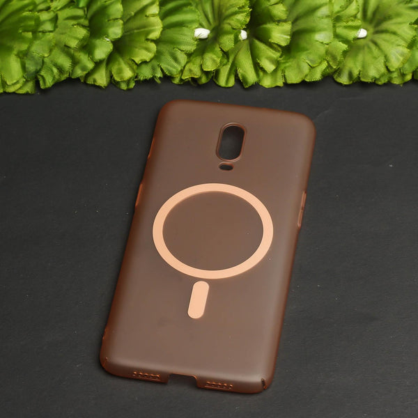Natural Titanium Paper Matte Magsafe Case for Oneplus 6T