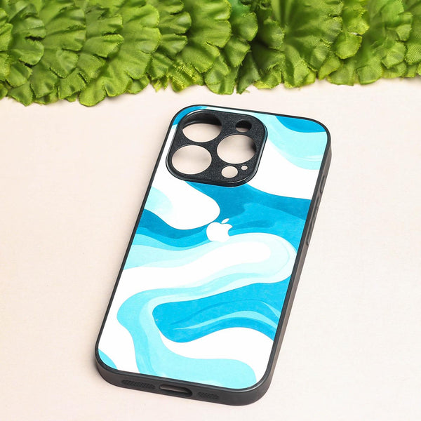 Oceanic Flow metal back case for Apple Iphone 14 Pro