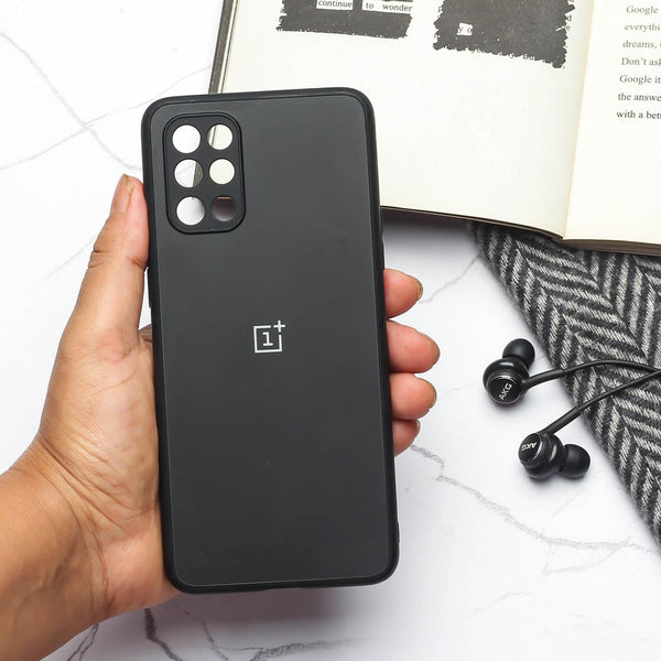 Black Matte Fiber Silicone case for Oneplus 9r