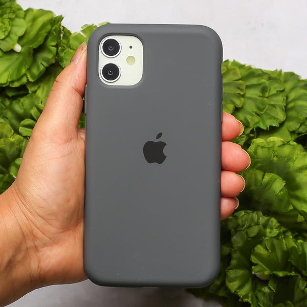 Grey Original Silicone case for Apple Iphone 11