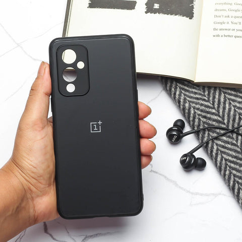 Black Matte Fiber Silicone case for Oneplus 9