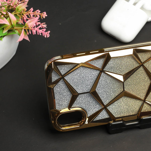 Dazzle Gold Silicone case for Apple iphone XR