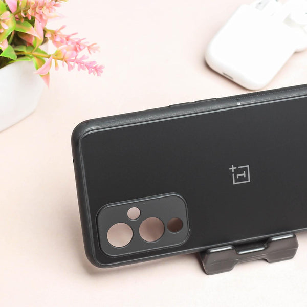 Black Matte Fiber Silicone case for Oneplus 9