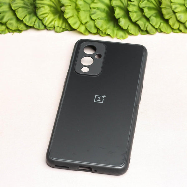 Black Matte Fiber Silicone case for Oneplus 9