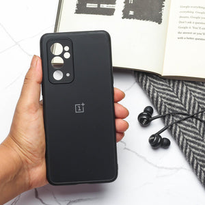 Black Matte Fiber Silicone case for Oneplus 9 Pro