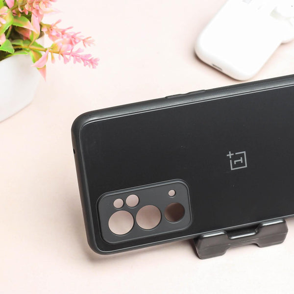 Black Matte Fiber Silicone case for Oneplus 9 Pro