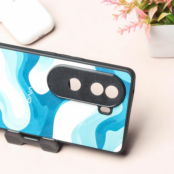 Oceanic Flow metal back case for Vivo V40e