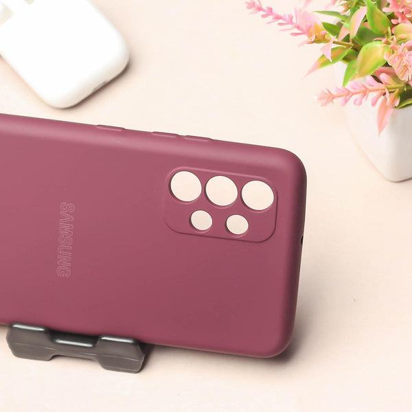 Mehroon Original Camera Safe Silicone case for Samsung A32