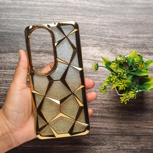 Dazzle Gold Silicone case for Vivo V50