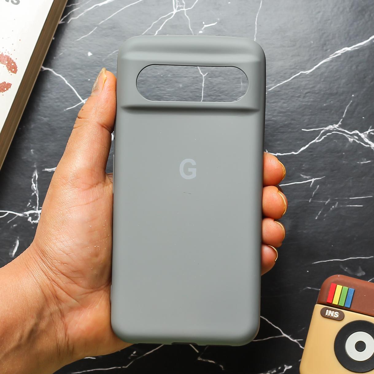 Grey Original Silicone case for Google Pixel 8