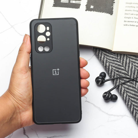 Black Matte Fiber Silicone case for Oneplus 9rt