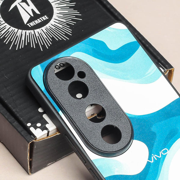 Oceanic Flow metal back case for Vivo V40