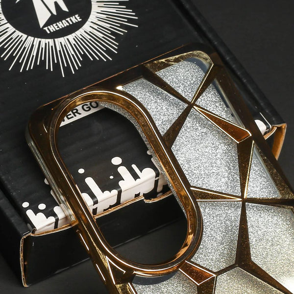 Dazzle Gold Silicone case for Vivo V50