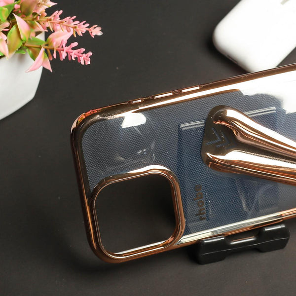 Rhobe Golden Silicone Case for Apple Iphone 16 Pro