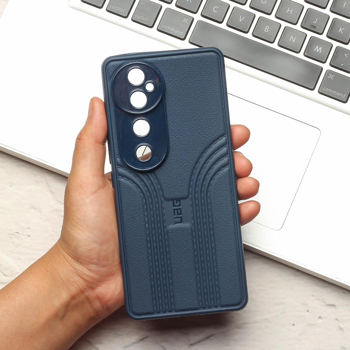 Blue UAG RidgeLine Silicone Case for Vivo V40