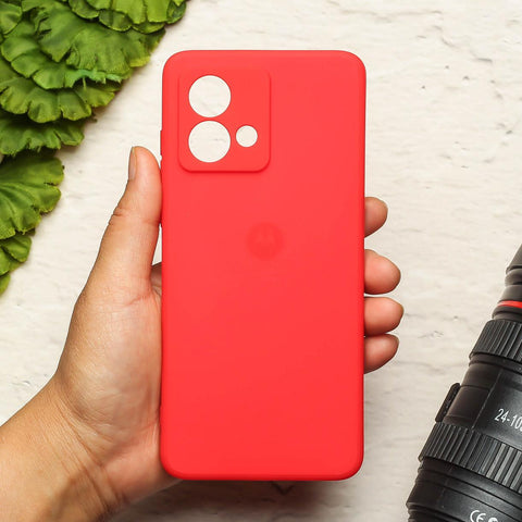 Red Camera Original Silicone case for Motorola Edge 40 Neo