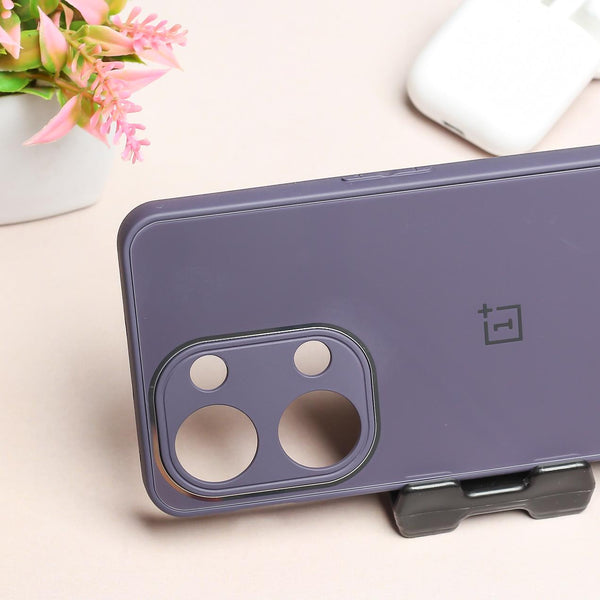 Deep Purple Camera Mirror Safe Silicone Case for Oneplus Nord 3