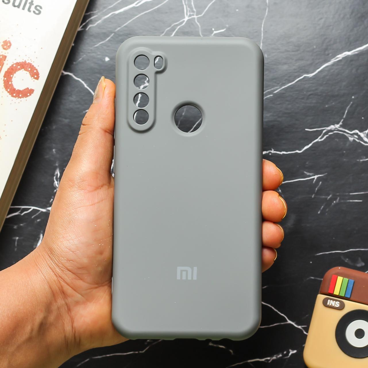 Grey Camera Original Silicone Case for Redmi Note 8