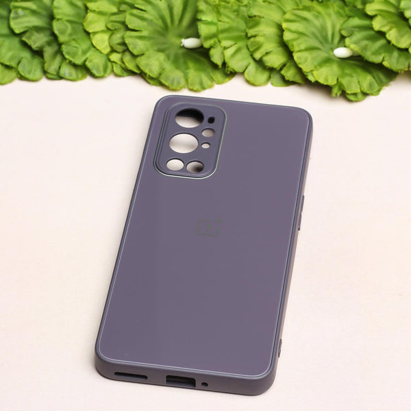 Deep Purple Camera Mirror Silicone Case for Oneplus 9 Pro