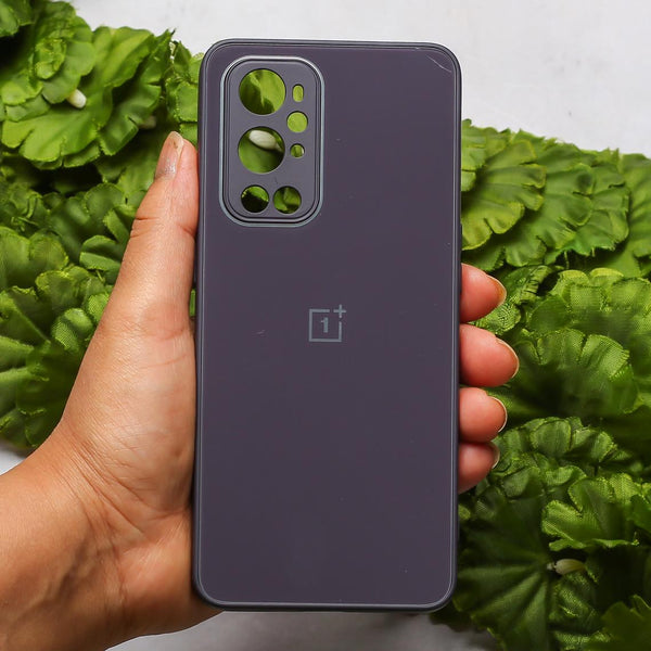 Deep Purple Camera Mirror Silicone Case for Oneplus 9 Pro