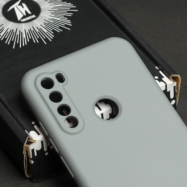 Grey Camera Original Silicone Case for Redmi Note 8